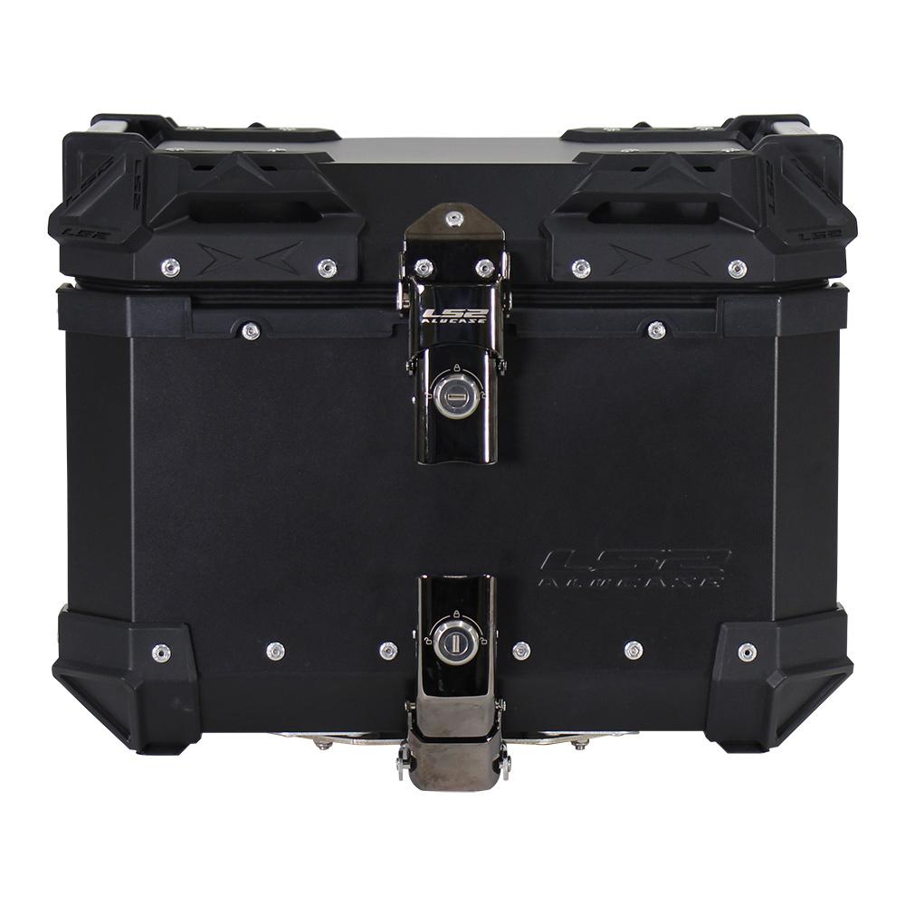 Baul Trasero Motocicleta LS2 B35 Aluminio Negro 35 Lts