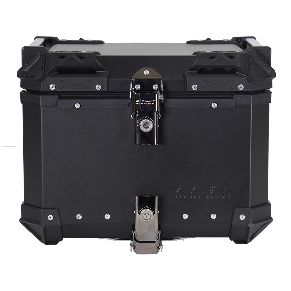 Baul Trasero Motocicleta LS2 B45 Aluminio Negro 45 Lts