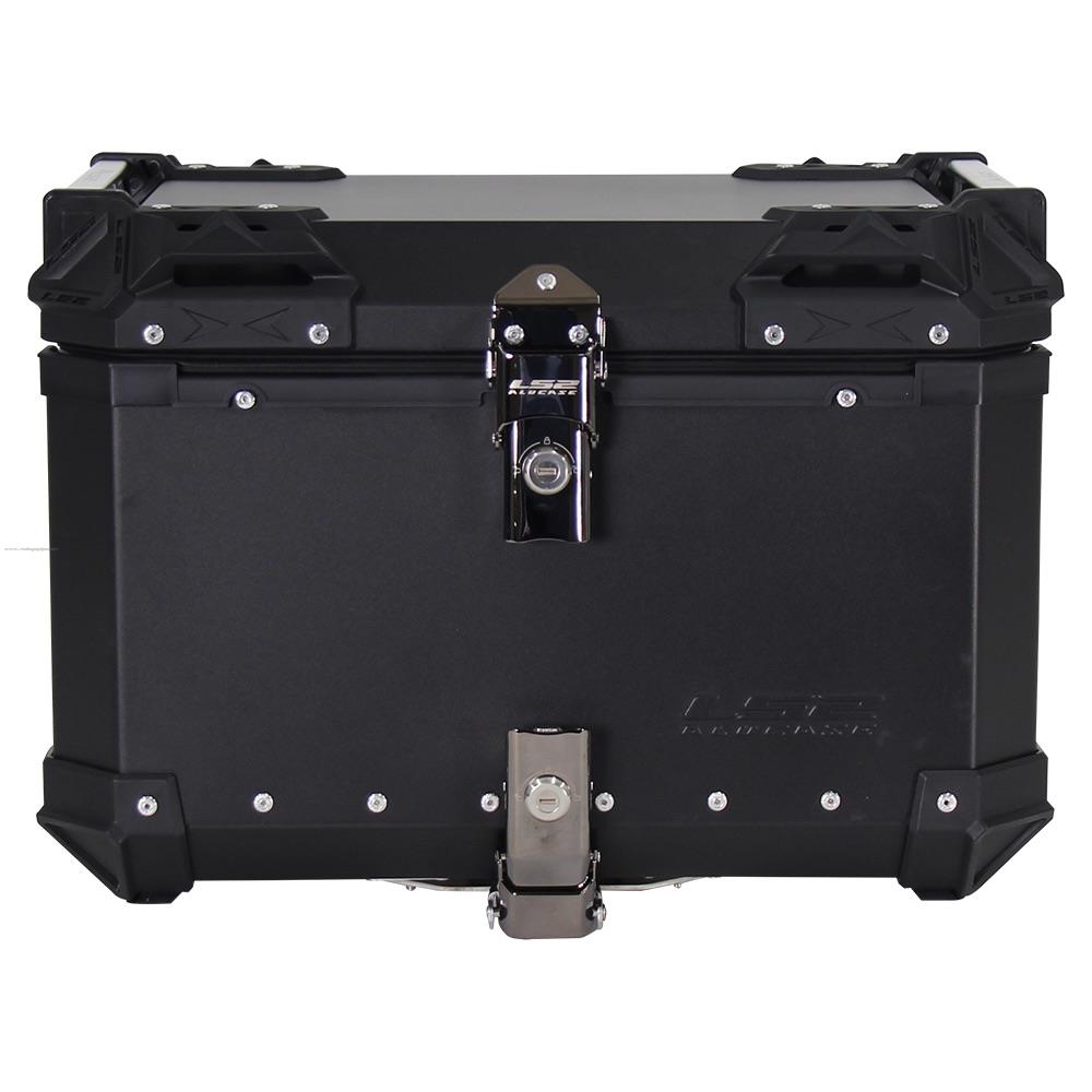 Baul Trasero Motocicleta LS2 B55 Aluminio Negro 55 Lts