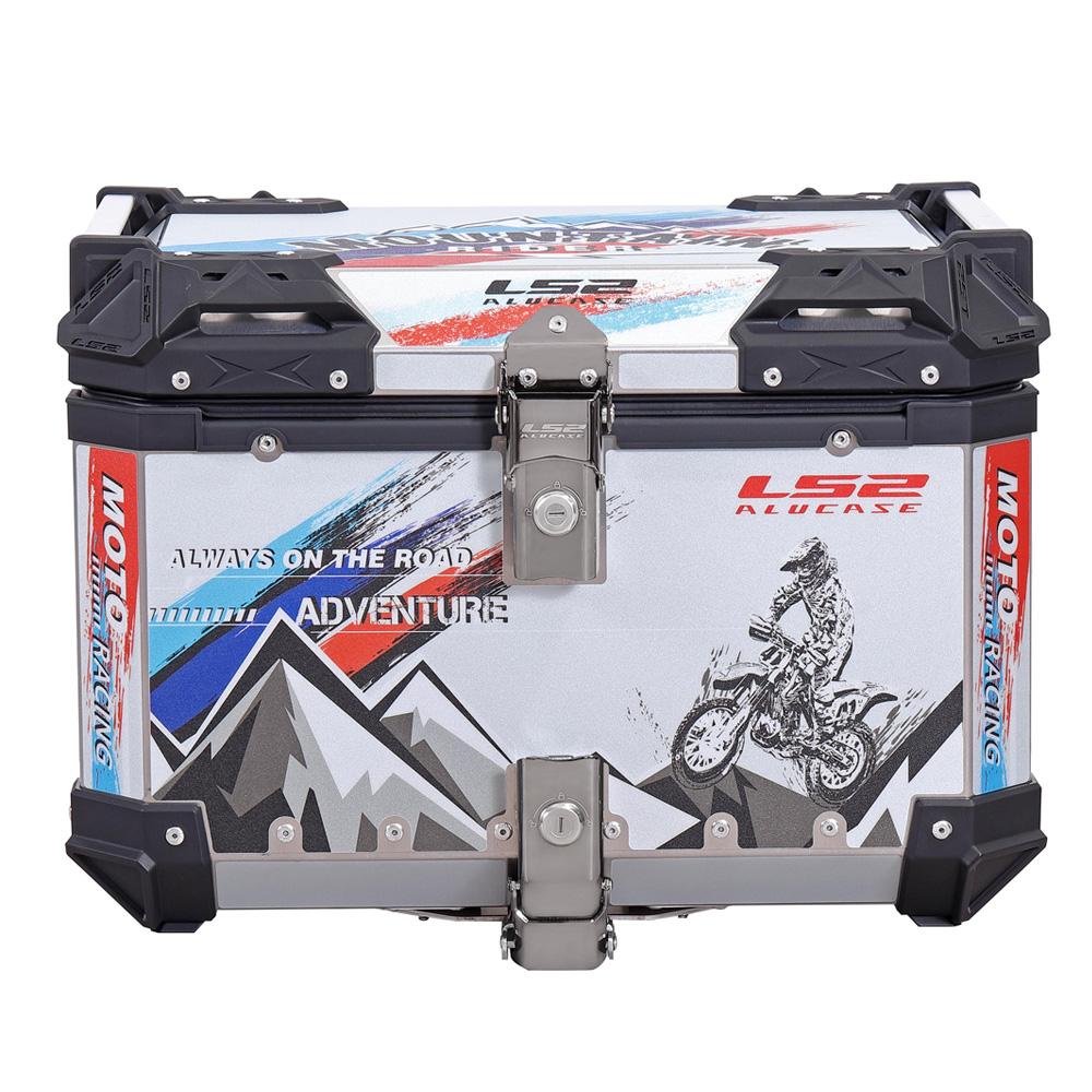 Baul Trasero Motocicleta LS2 SG55 Aluminio 55 Lts