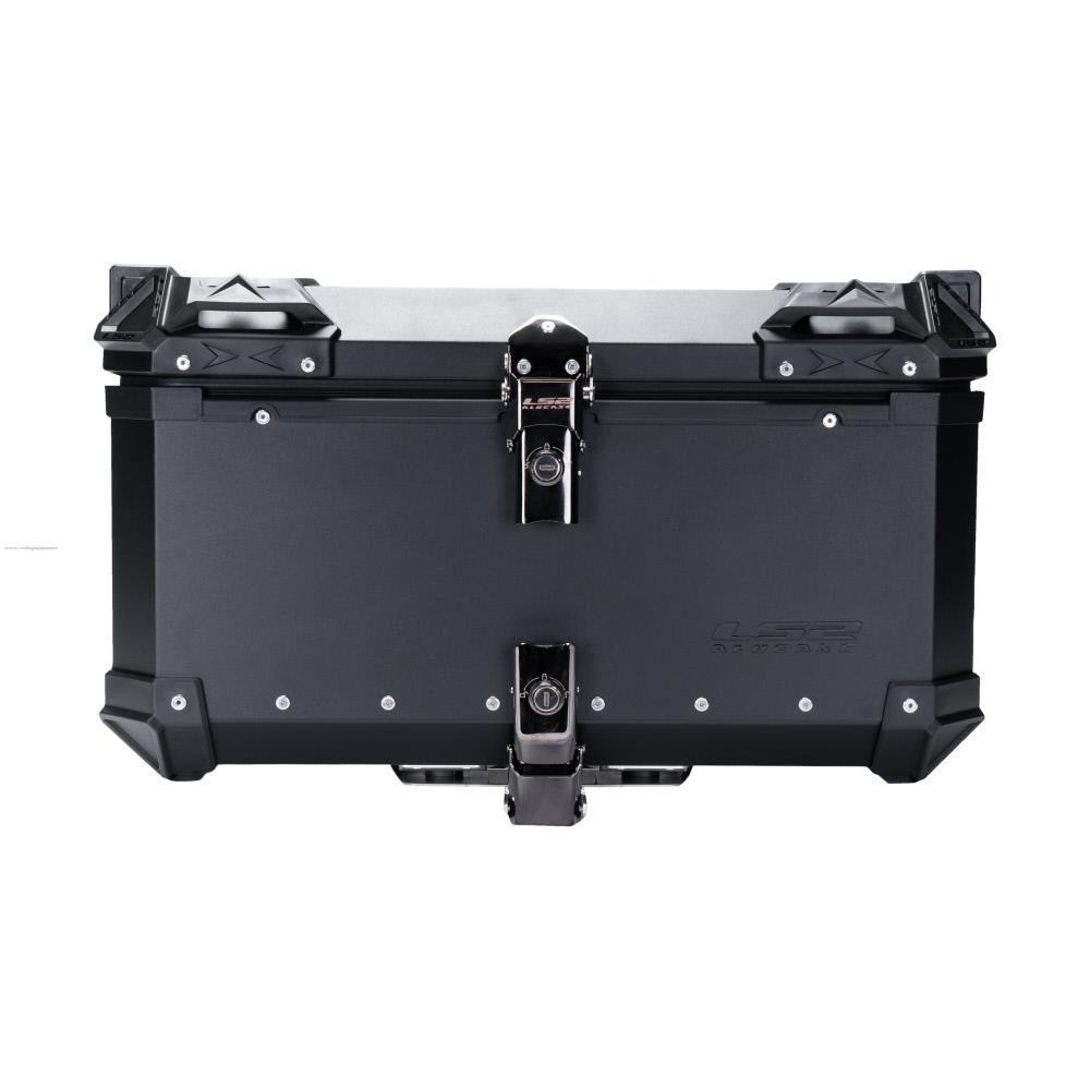 Baul Trasero Motocicleta LS2 B65 Aluminio Negro 65 Lts