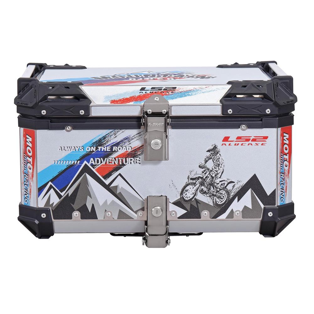 Baul Trasero Motocicleta LS2 SG65 Aluminio 65 Lts