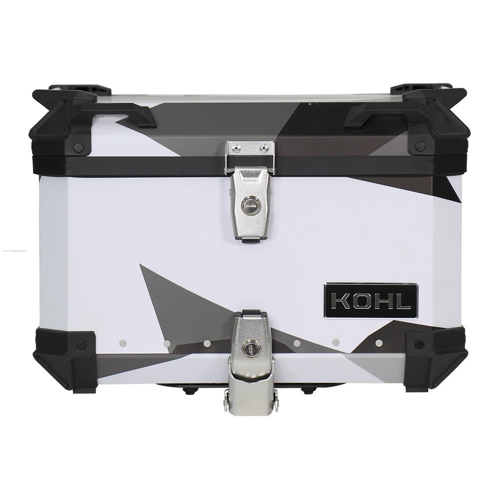 Baul Trasero Motocicleta KOHL Aluminio Gray 50 Lts
