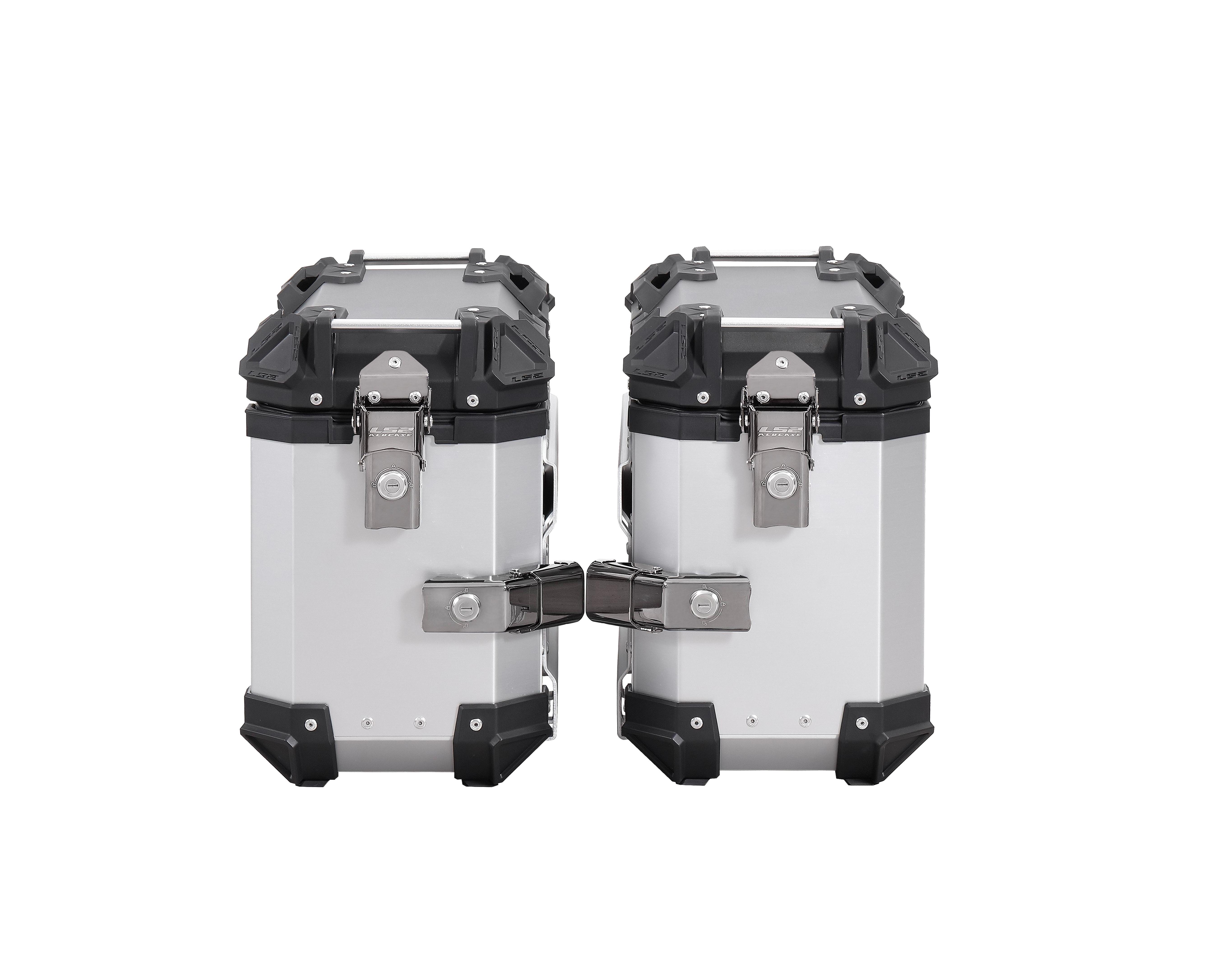 Juego Maletas Laterales LS2 MS30 Aluminio 30 Lts