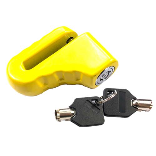Candado Disco Freno PROMOTO Acero Amarillo 5.5MM