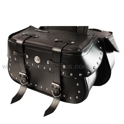 Juego Alforjas Lona Piel Sintetica 16 Lts 43X25X18 CM