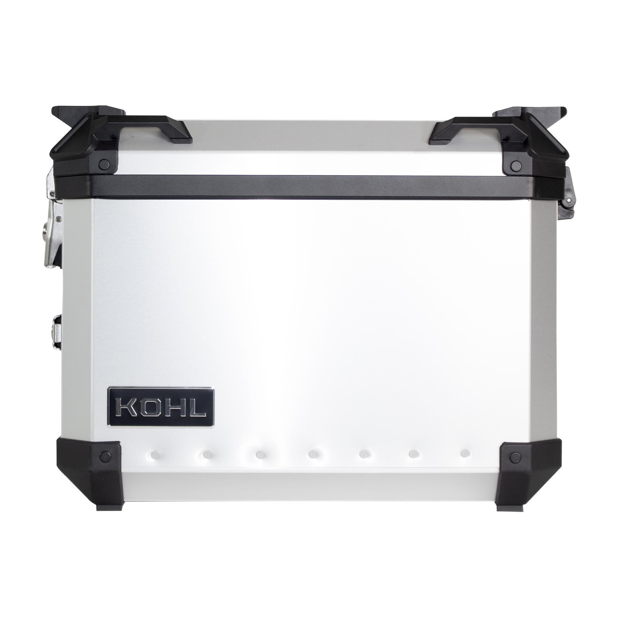 Maleta Lateral KOHL Der KH2A.1 Aluminio 36 Lts