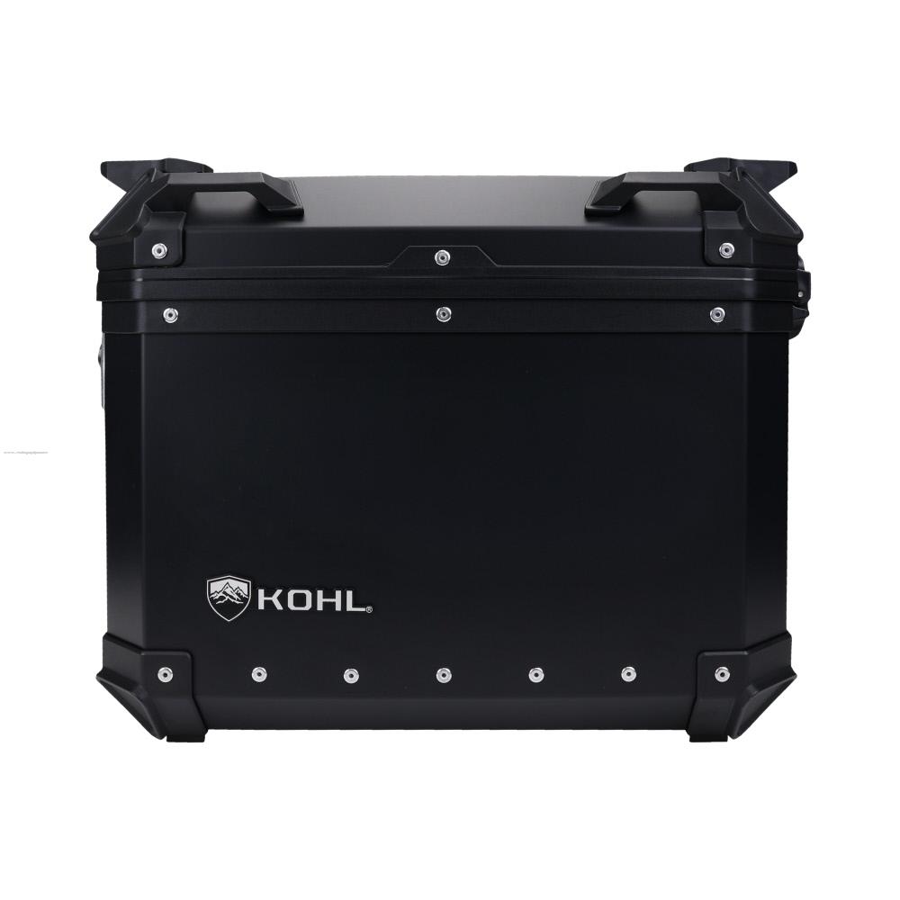 Maleta Lateral KOHL Der X4 Aluminio Negro 28 Lts