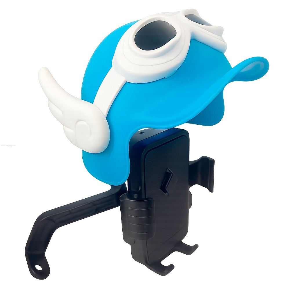 Porta Telefono PROMOTO para Espejo HT-513A con Casco Azul