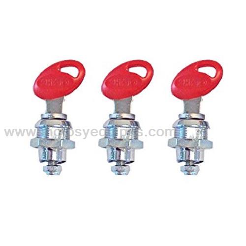 Cilindro Chapa con Llave Shad 200062R 3 Juegos P/MALETAS Laterales
