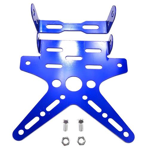 Porta Placa PROMOTO Azul Aluminio