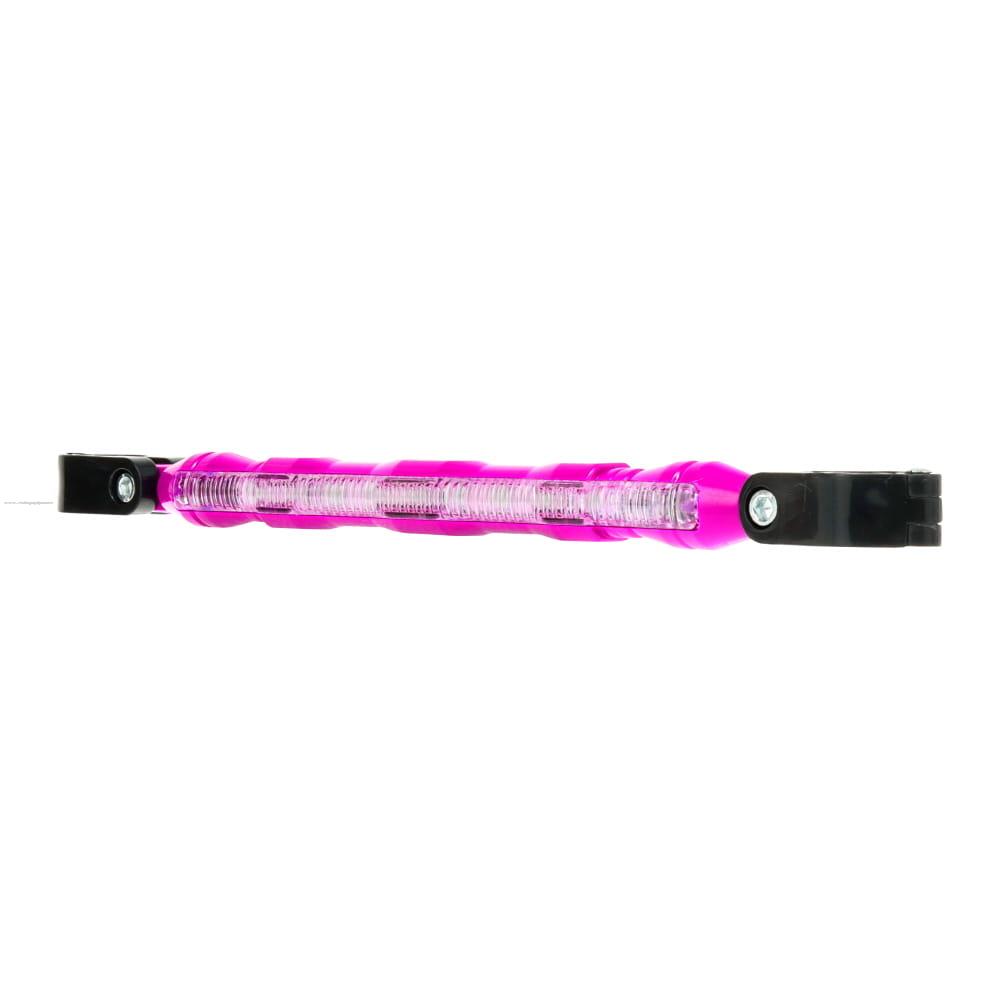 Protector Manubrio PROMOTO PLATINO Rosa Luz Led Rgb 12V
