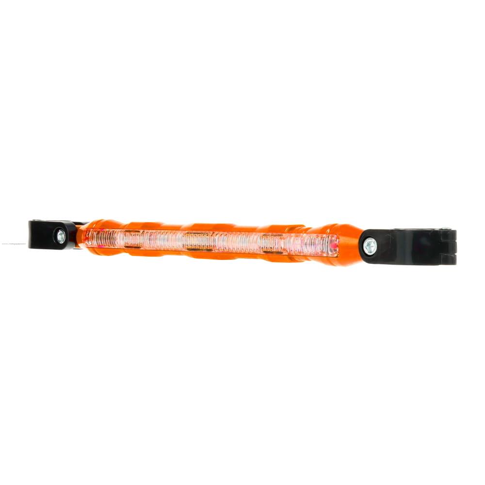Protector Manubrio PROMOTO PLATINO Naranja Luz Led Rgb 12V