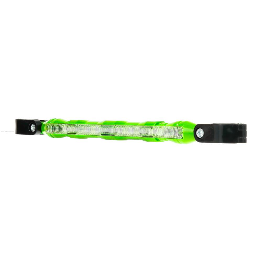Protector Manubrio PROMOTO PLATINO Verde Luz Led Rgb 12V