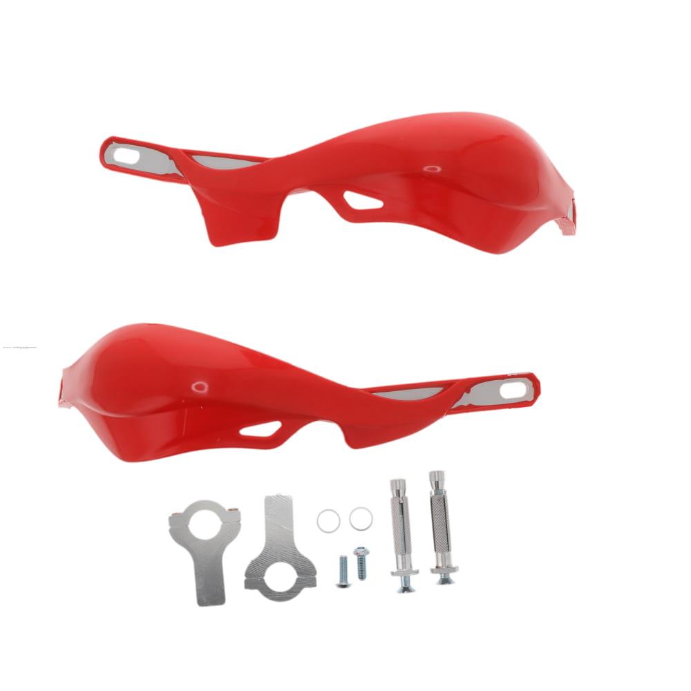 Juego Protector Mano Enduro SS459A Rojo PLASTICO/ALUMINIO