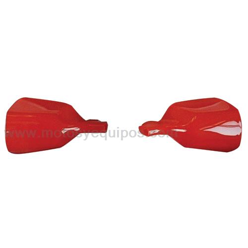 Juego Protector Mano Enduro Rojo Plastico