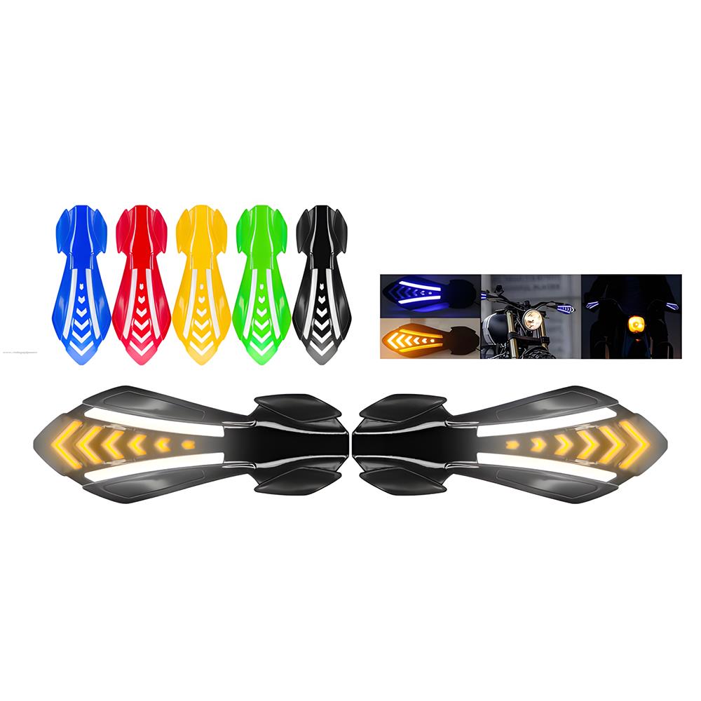 Juego Protector Mano PROMOTO PLATINO Negro con Luz BLANCO/AMARILLO
