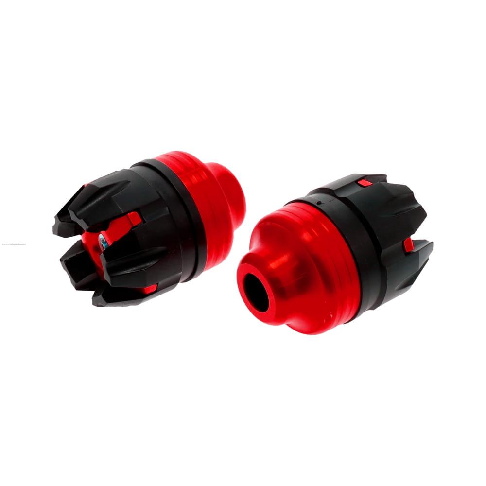 Slider PROMOTO R-07 ALUMINIO/PLASTICO Rojo (2 PIEZAS)