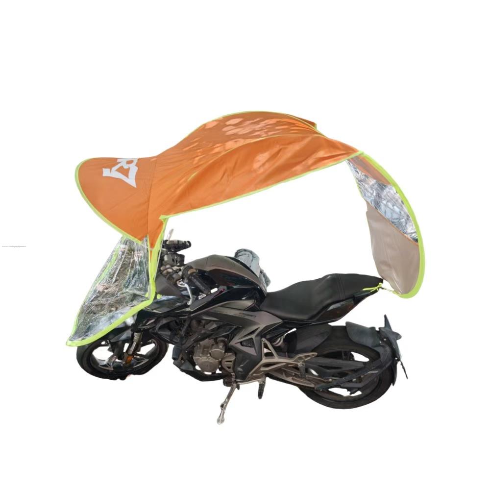 Funda Cabina R7 RACING Naranja Toldo para Motocicleta (2.78M x 1.26M)