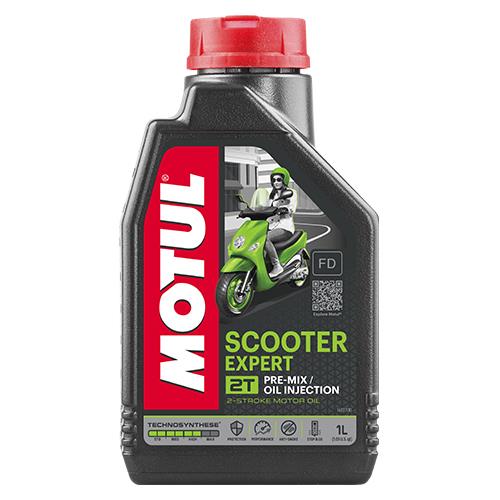 Aceite para Motor a Gasolina 2 Tiempos MOTUL Scooter Expert 1L Technosynthese