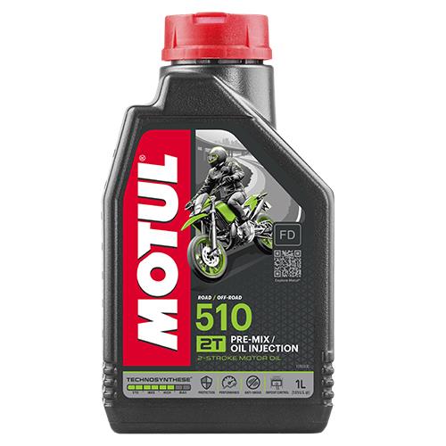Aceite para Motor a Gasolina 2 Tiempos MOTUL 510 Powerlube 1L Technosynthese