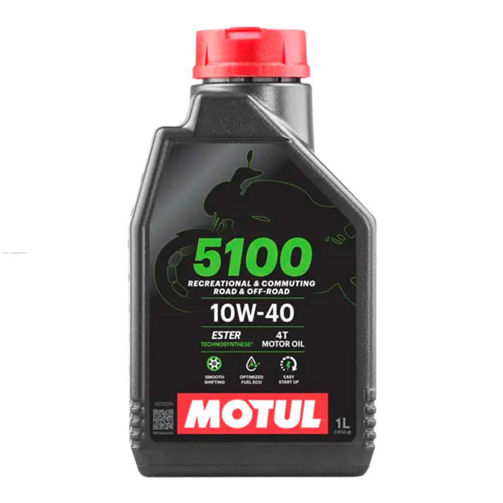 Aceite para Motor a Gasolina 4 Tiempos MOTUL 5100 10W40 1L Technosynthese