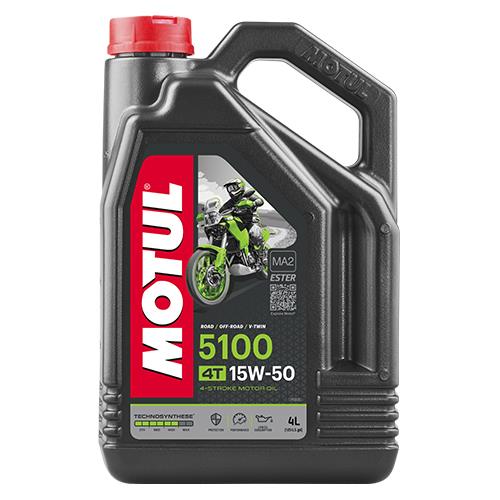 Aceite para Motor a Gasolina 4 Tiempos MOTUL 5100 15W50 4L Technosynthese