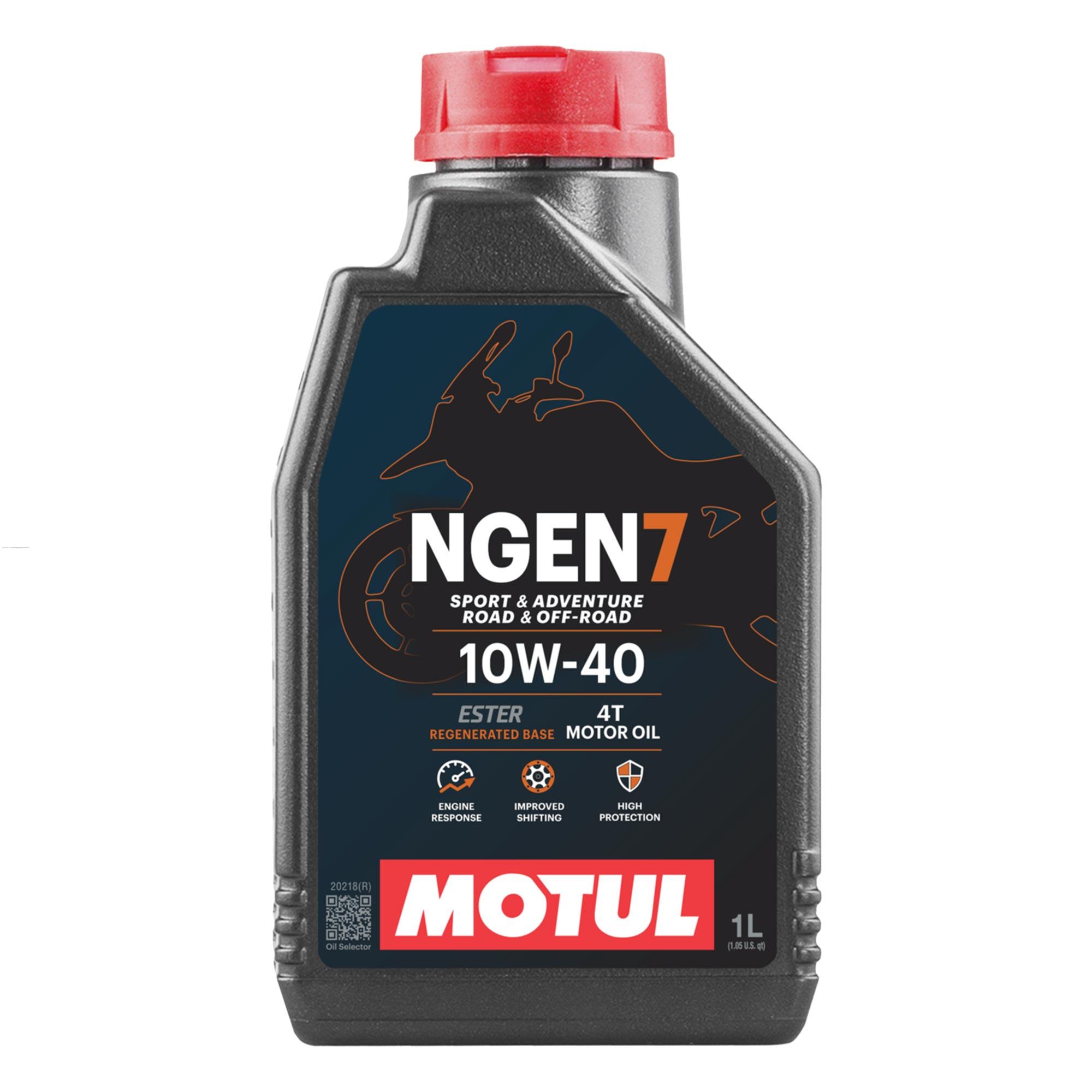 Aceite para Motor a Gasolina 4 Tiempos MOTUL Ngen 7 10W40 1L