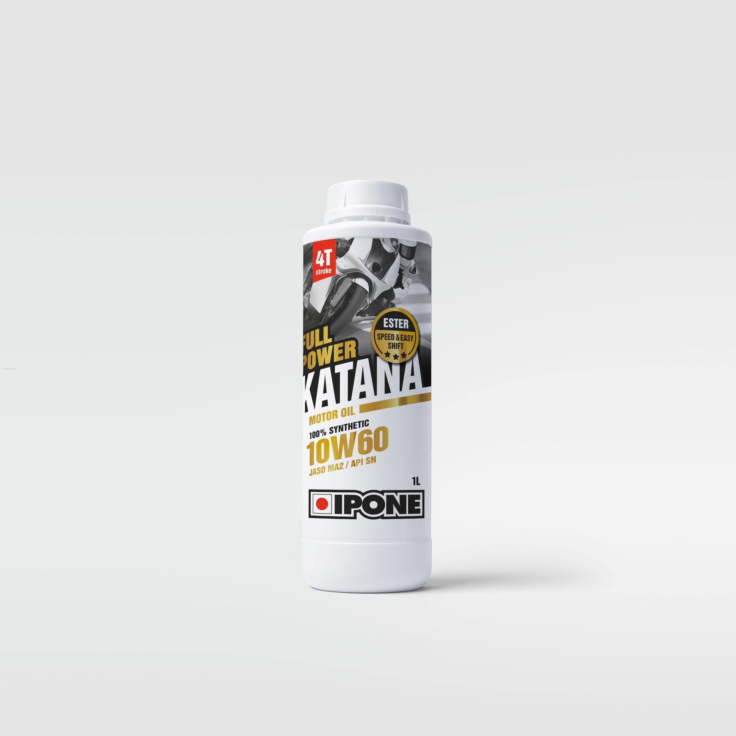 Aceite para Motor a Gasolina 4 Tiempos IPONE Katana 10W-60 1L