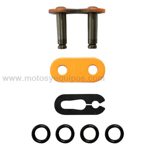 Candado Cadena 520KRO o Ring Clip Naranja RK