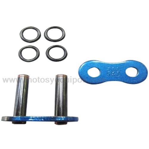 Candado Cadena 530KRO o Ring Remachado Azul RK