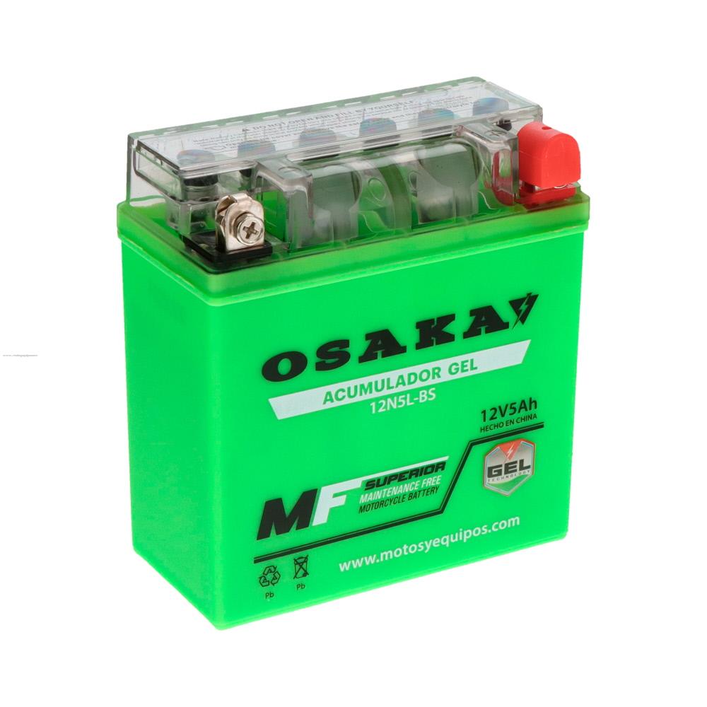 Acumulador Gel OSAKA 12N5L-BS (YB5L-B) (12N5-3B)