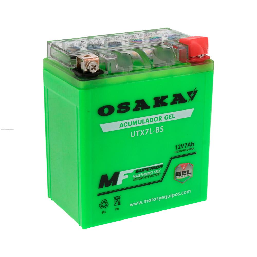 Acumulador Gel OSAKA UTX7L-BS (YTX7L-BS)
