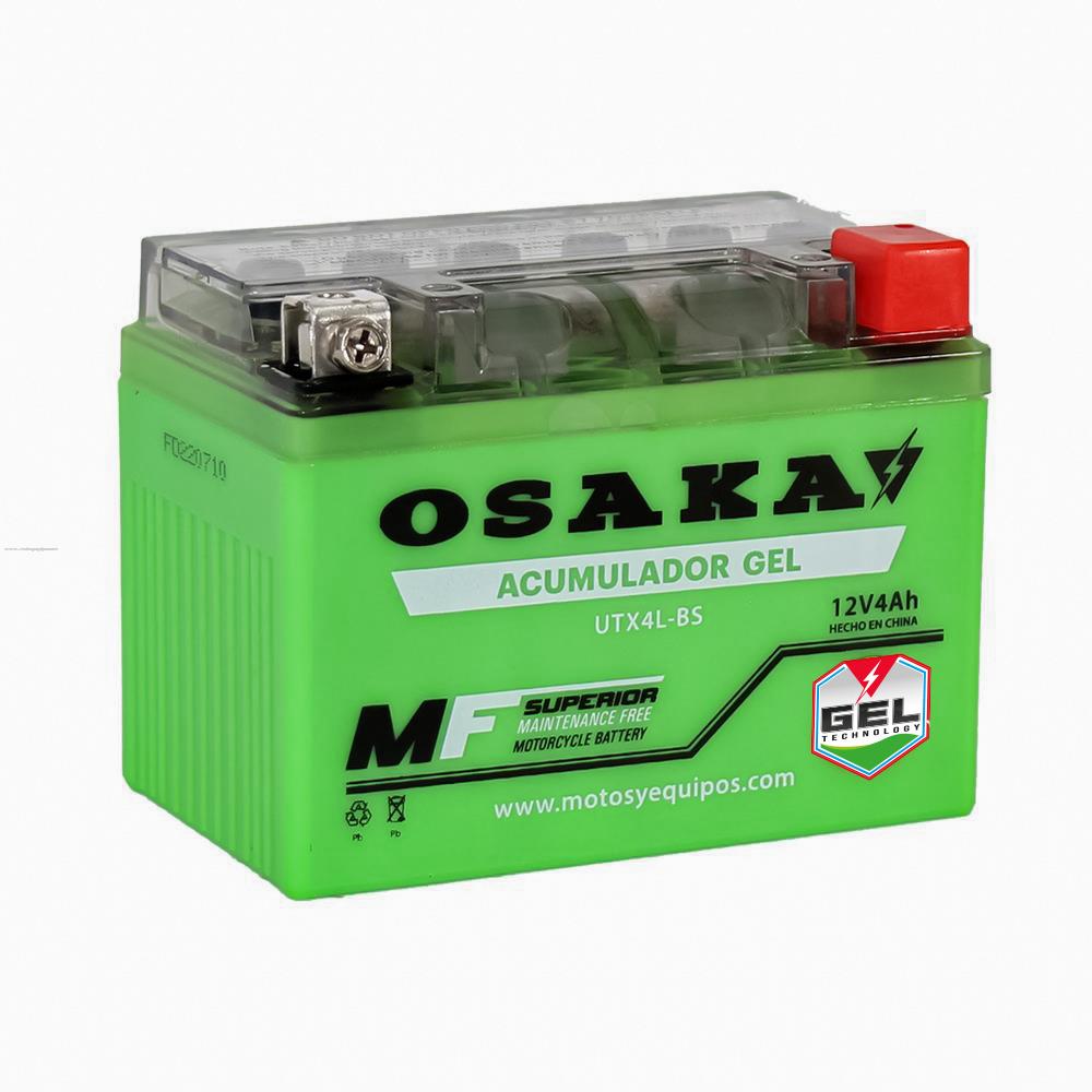 Acumulador Gel OSAKA UTX4L-BS (YTX4L-BS)