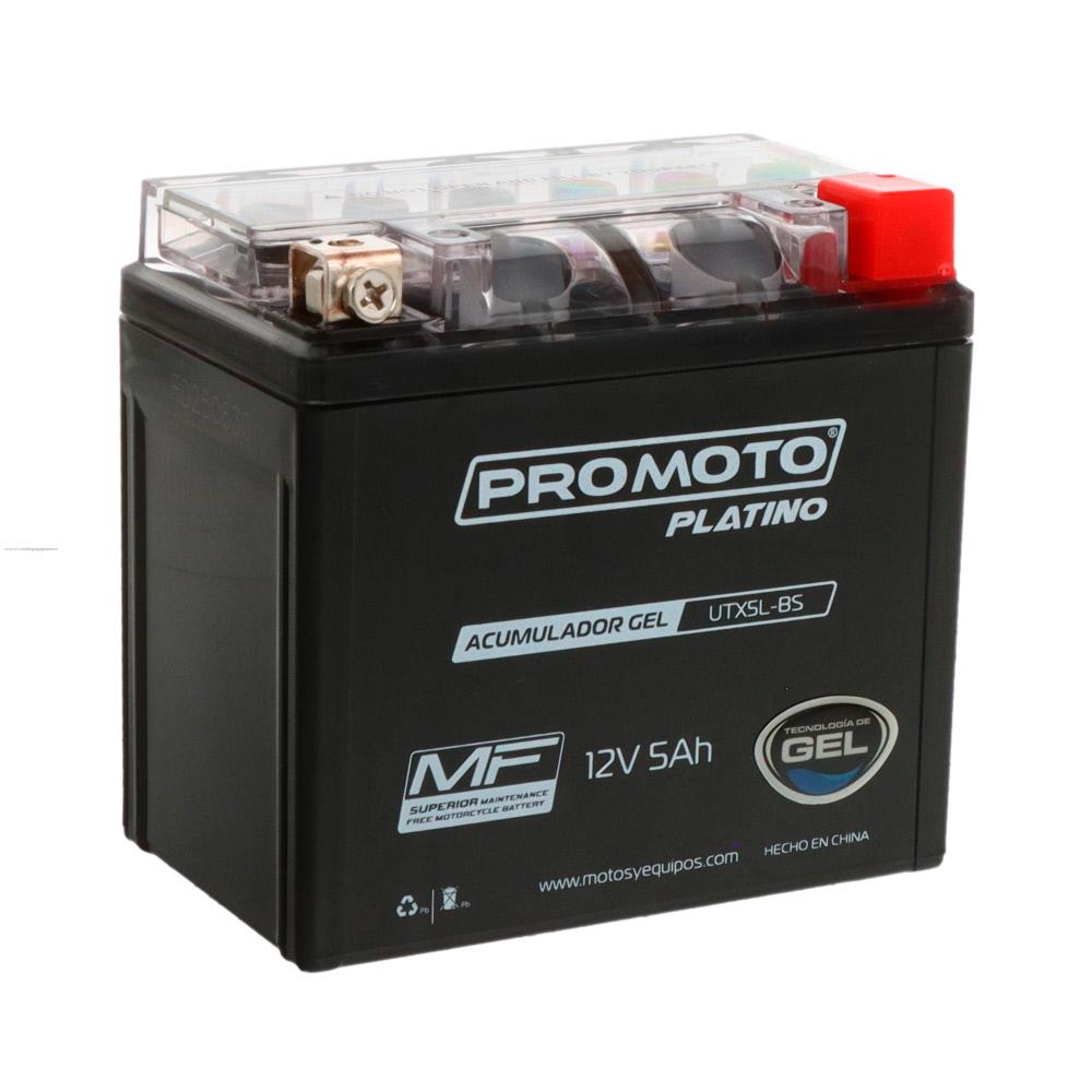 Acumulador Gel PROMOTO PLATINO UTX5L-BS (YTX5L-BS)