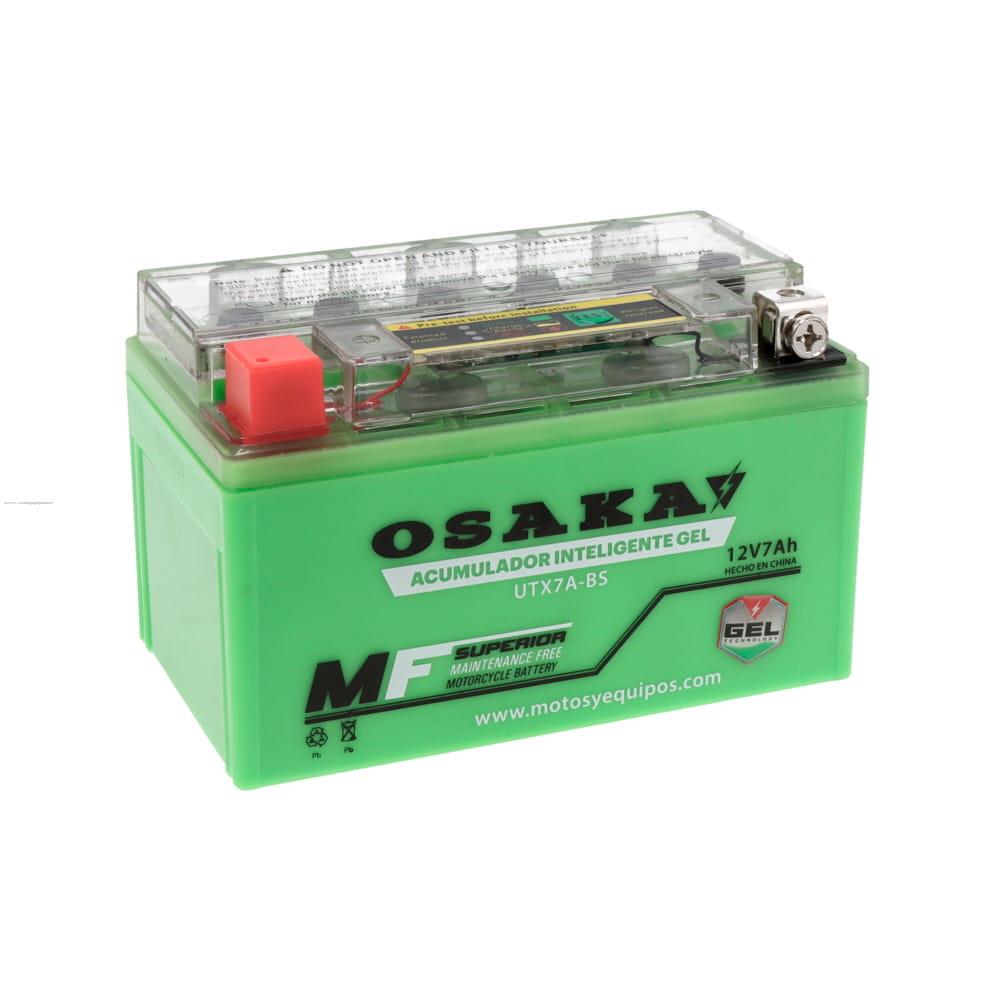 Acumulador Gel Inteligente OSAKA UTX7A-BS (YTX7A-BS)