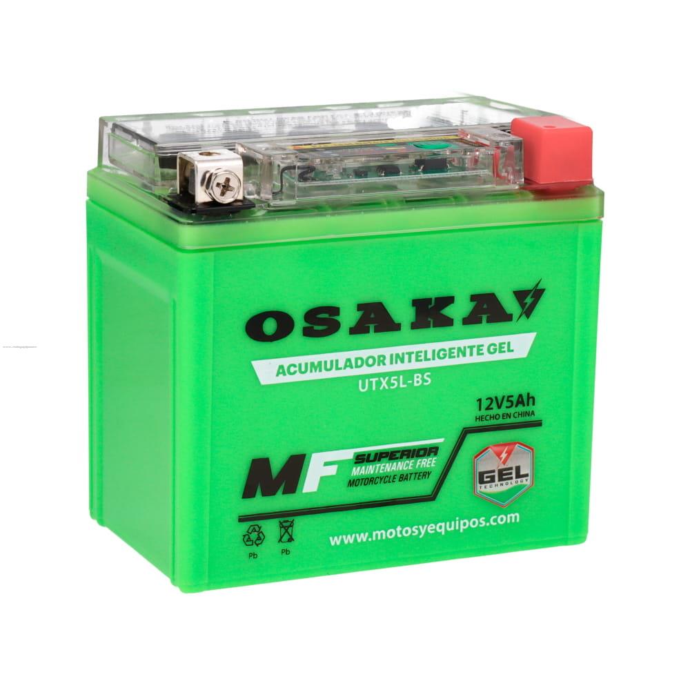 Acumulador Gel Inteligente OSAKA UTX5L-BS (YTX5L-BS)