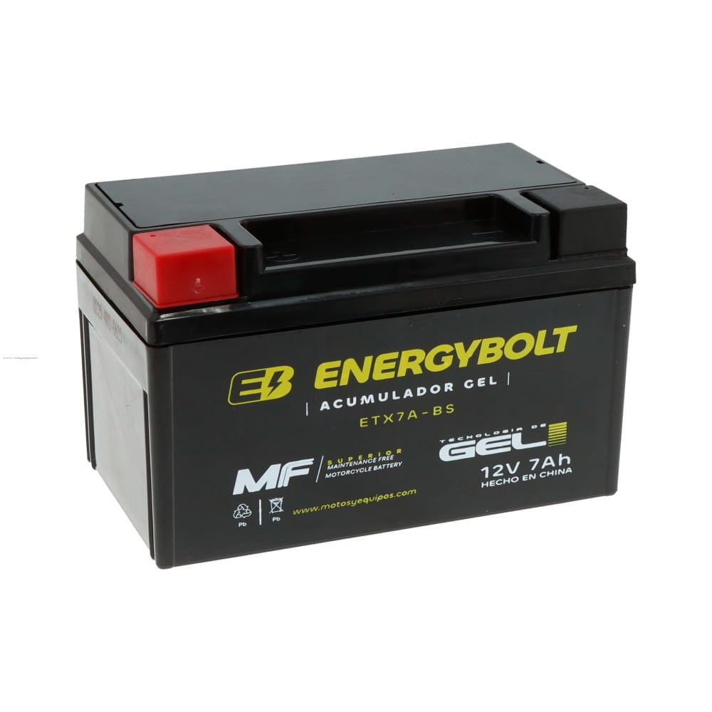 Acumulador Gel Energybolt ETX7A-BS (YTX7A-BS)