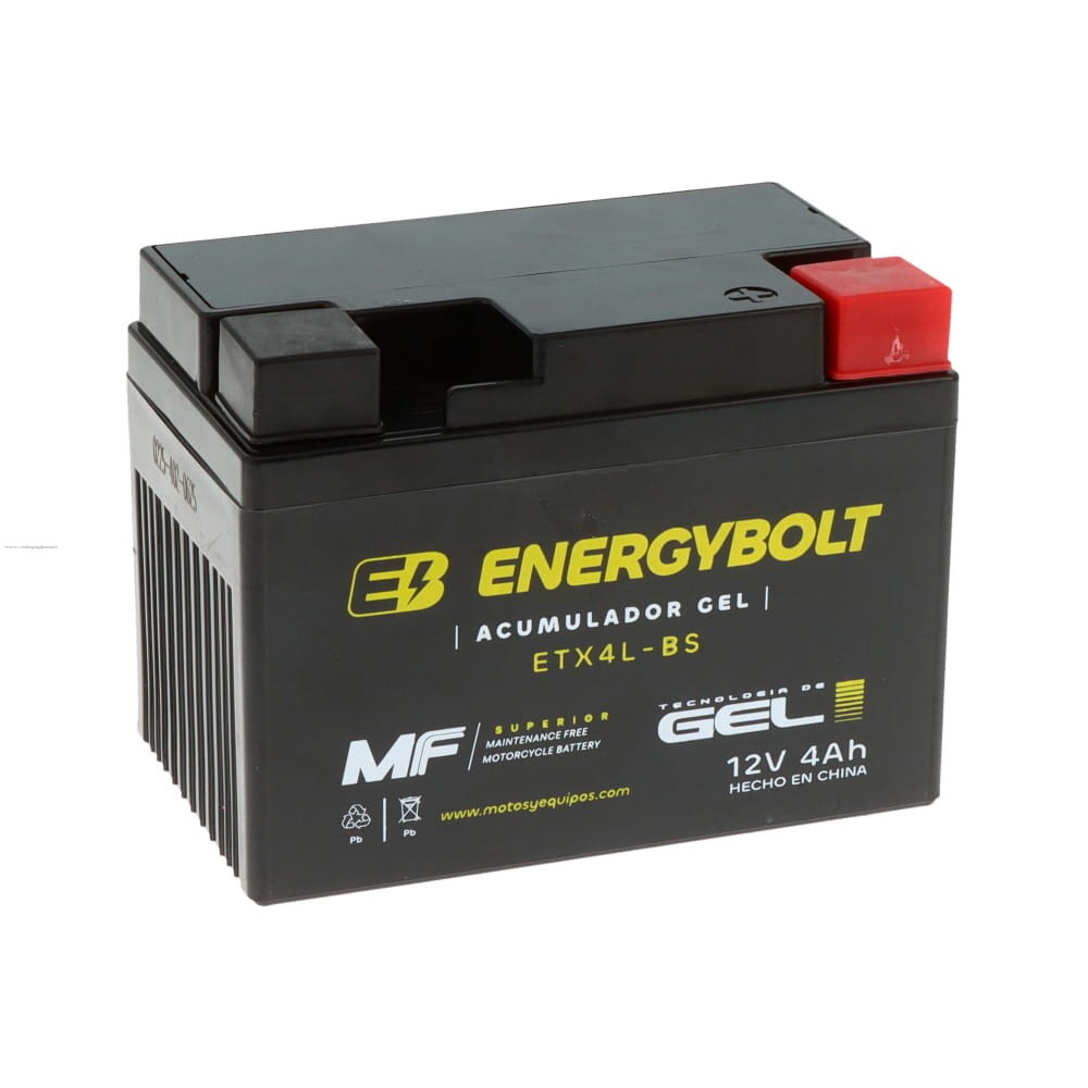 Acumulador Gel Energybolt ETX4L-BS (YTX4L-BS)