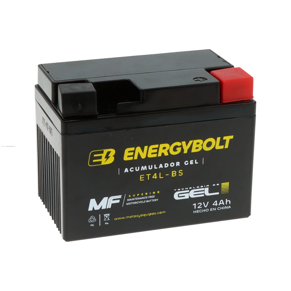 Acumulador Gel Energybolt ET4L-BS (YT4L-BS)