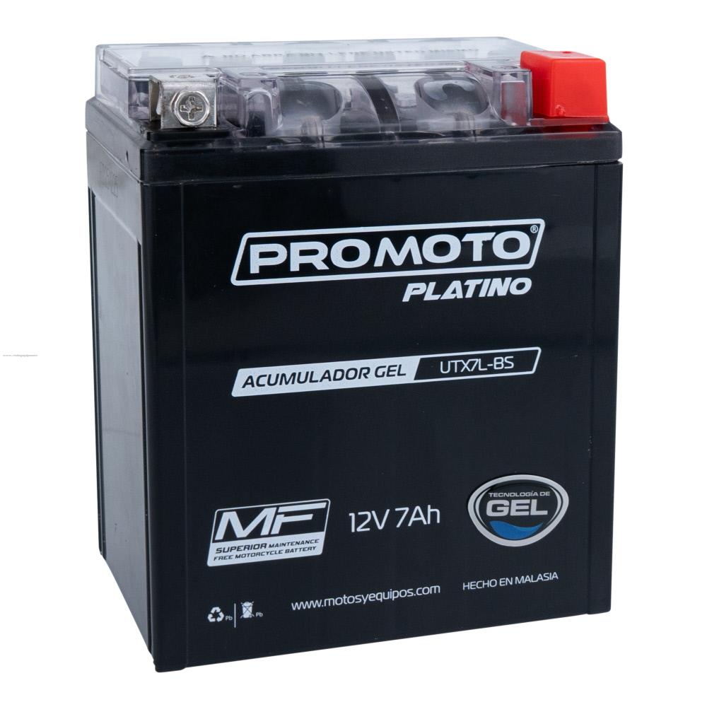 Acumulador Gel PROMOTO PLATINO UTX7L-BS YTX7L-BS