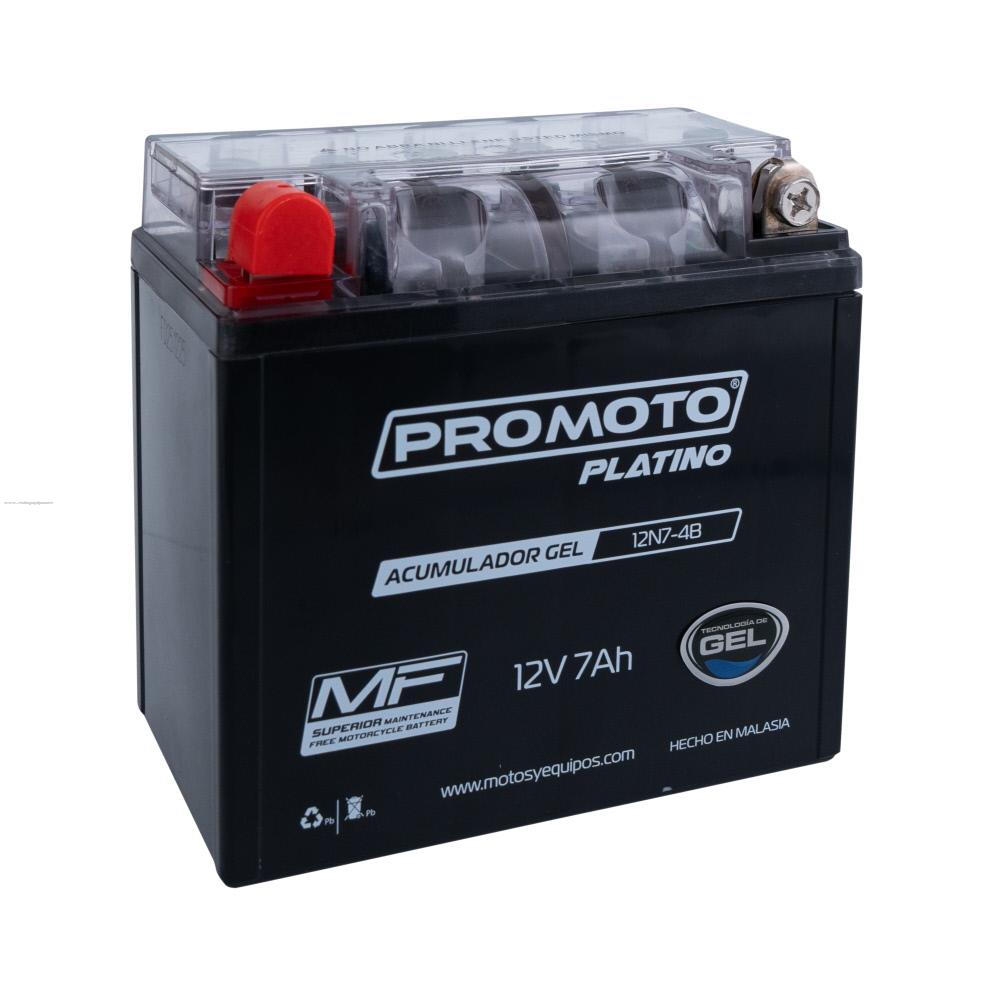 Acumulador Gel PROMOTO PLATINO 12N7-4B