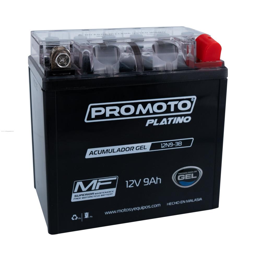 Acumulador Gel PROMOTO PLATINO 12N9-3B