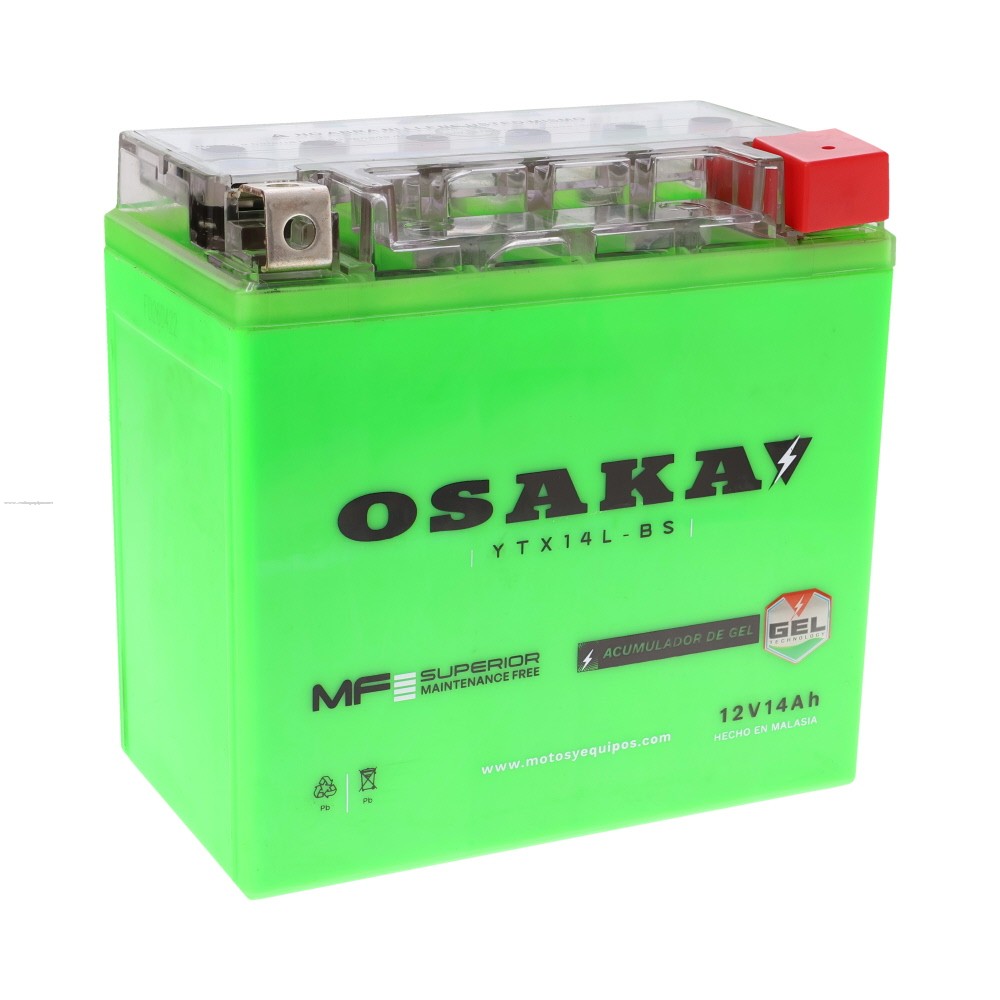 Acumulador Gel OSAKA YTX14L-BS