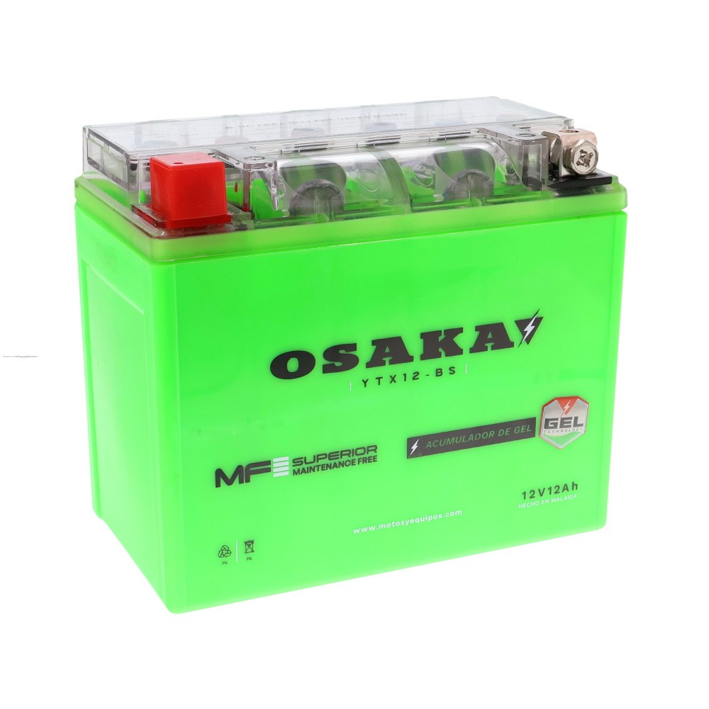Acumulador Gel OSAKA YTX12-BS