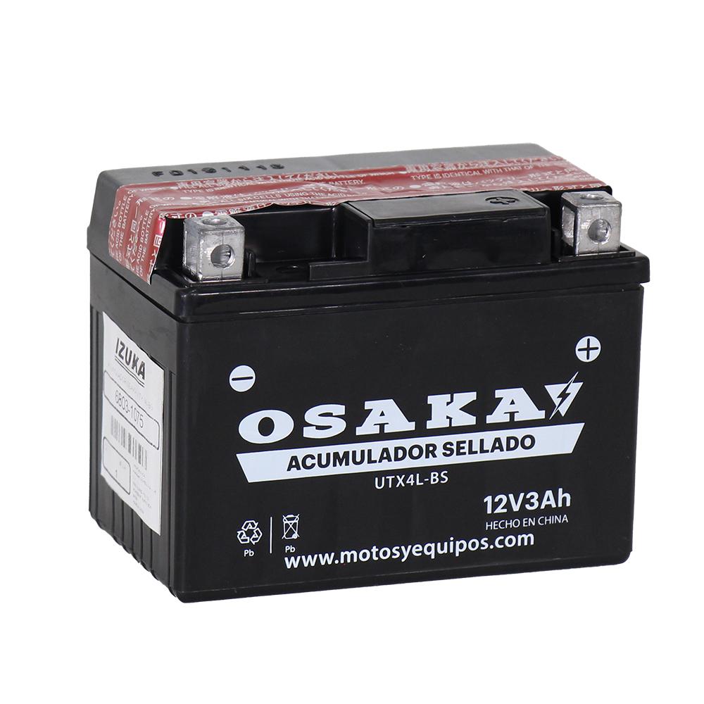 Acumulador Sellado OSAKA UTX4L-BS (YTX4L-BS)