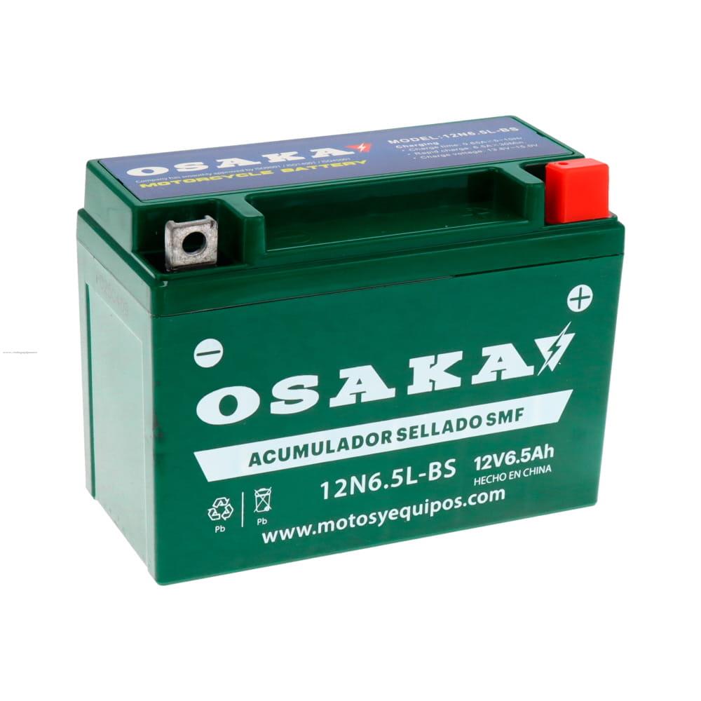 Acumulador Sellado OSAKA 12N6.5L-BS Smf (YTX6.5L-BS) (YB6.5L-B)