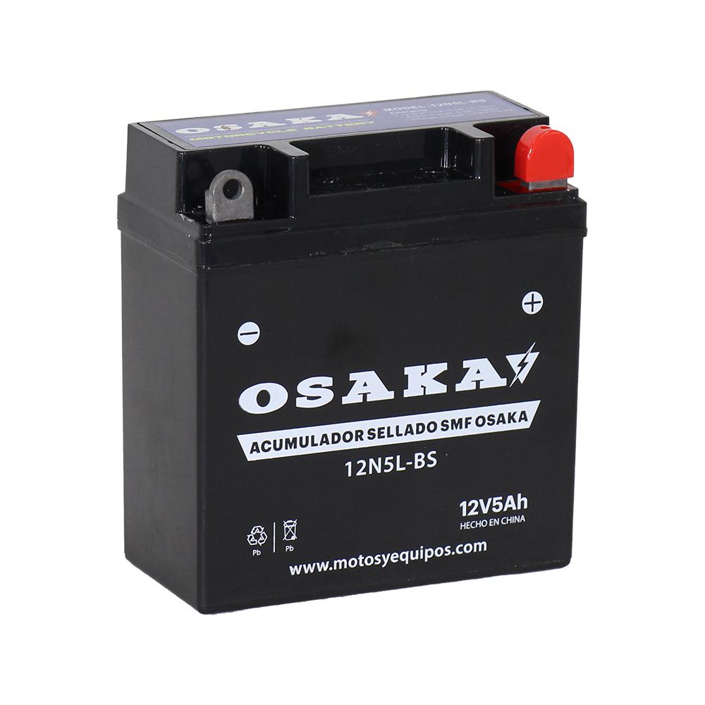 Acumulador Sellado OSAKA 12N5L-BS Smf (YB5L-B) (12N5-3B)