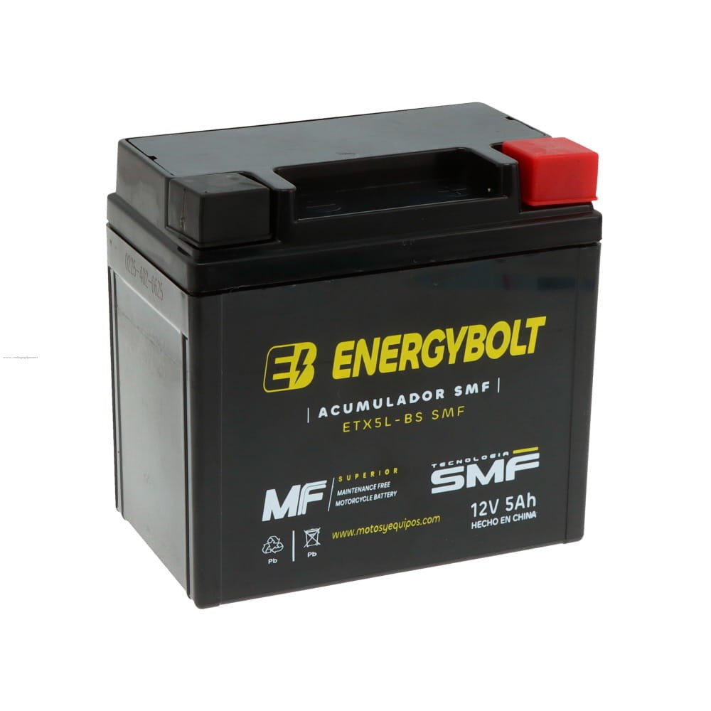 Acumulador Sellado Energybolt ETX5L-BS Smf (YTX5L-BS)