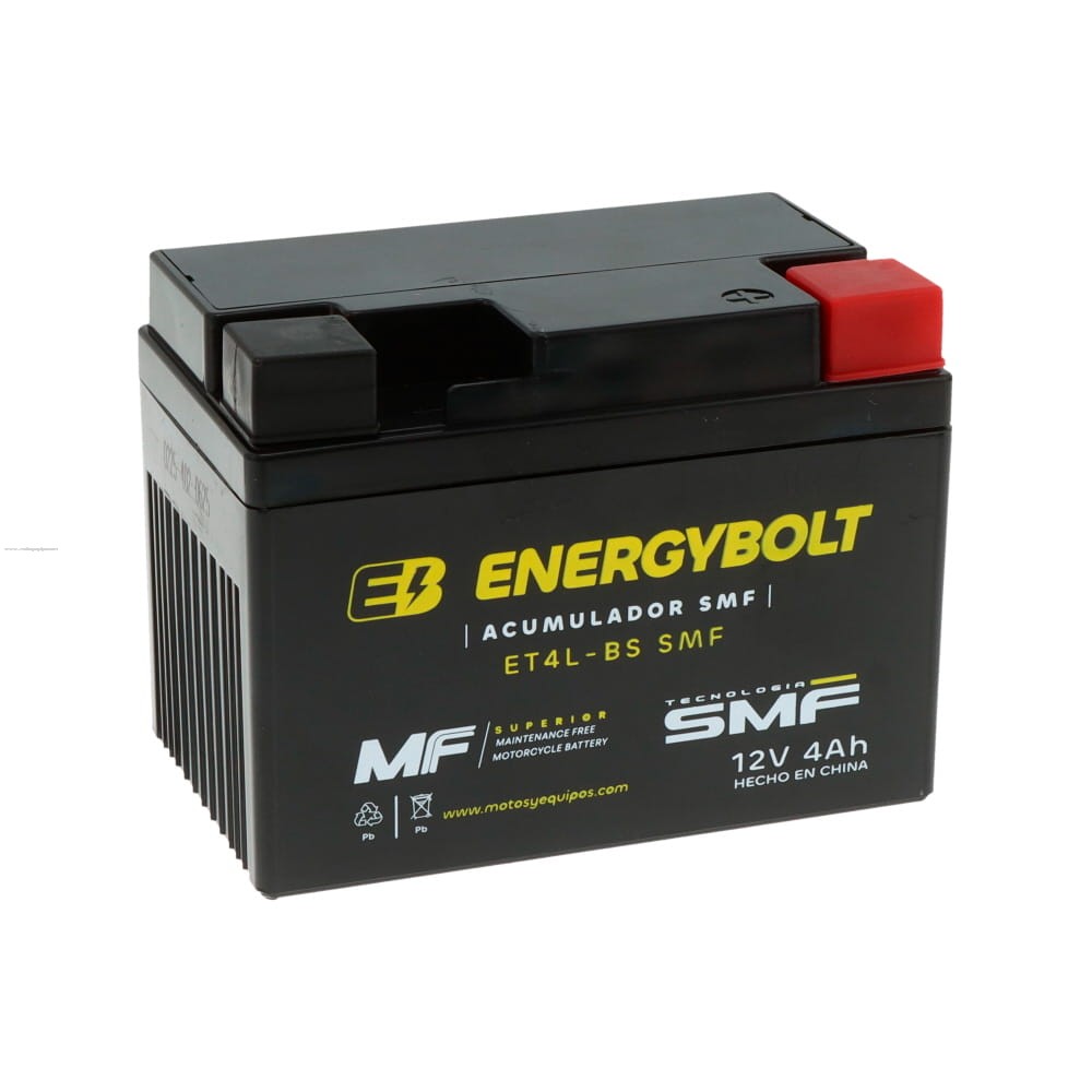 Acumulador Sellado Energybolt ET4L-BS Smf (YT4L-BS)